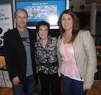 Steel guitar player Vidar Dale and his beautiful wife Tove Grethe